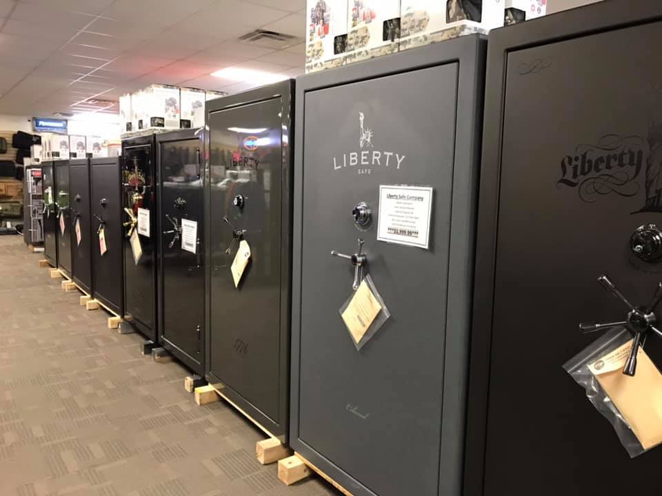 Backwater's Showroom with Liberty Safes